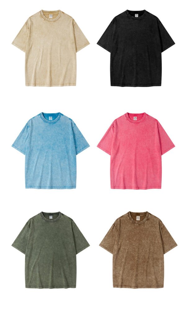 Custom Kids Acid-Washed Heavyweight T-Shirt - Style F4345B - product detail view 6