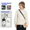 Custom Kids Oversized Long-Sleeve T-Shirt - Style 33CBAD - product detail view 2 Custom Kids Oversized Long-Sleeve T-Shirt - Style 33CBAD - product detail view 2