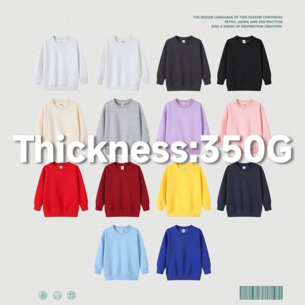 Custom Kids Heavy Fleece Applique Sweatshirt A01 - Style 64E9A2 - product detail view 3 Custom Kids Heavy Fleece Applique Sweatshirt A01 - Style 64E9A2 - product detail view 3
