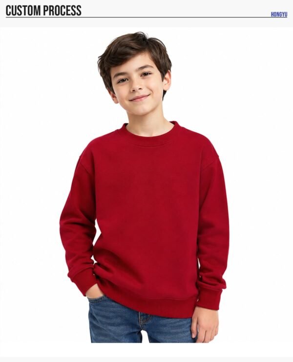 Custom Kids Heavy Fleece Applique Sweatshirt A01 - Style 64E9A2 - product detail view 11 Custom Kids Heavy Fleece Applique Sweatshirt A01 - Style 64E9A2 - product detail view 11