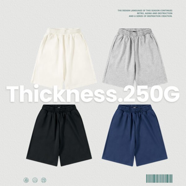 Custom Kids French Terry Sport Shorts - VW-B3F261 - Style B3F261 - product detail view 2 Custom Kids French Terry Sport Shorts - VW-B3F261 - Style B3F261 - product detail view 2