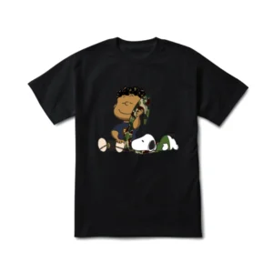 Custom Kids Character Graphic Black T-Shirt - Style 88312D