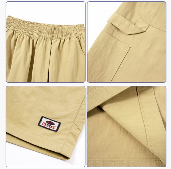 Custom Kids Lightweight Woven Cargo Shorts D252C643-1 - Style 1A668C - product detail view 7 Custom Kids Lightweight Woven Cargo Shorts D252C643-1 - Style 1A668C - product detail view 7