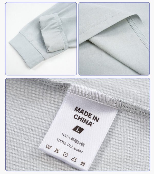 Custom Lightweight Kids Long Sleeve Polo G917C - Style EC3421 - product detail view 9