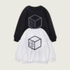 Custom Kids Rib-Neck Cotton Sweatshirt - Style 5963AF - product detail view 3 Custom Kids Rib-Neck Cotton Sweatshirt - Style 5963AF - product detail view 3