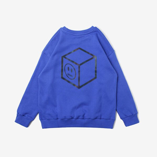 Custom Kids Rib-Neck Cotton Sweatshirt - Style 5963AF - product detail view 5 Custom Kids Rib-Neck Cotton Sweatshirt - Style 5963AF - product detail view 5