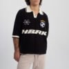 Custom Knit Football Polo Shirt with Engineered Hem VW-PS-135D - Style 135D43 Custom Knit Football Polo Shirt with Engineered Hem VW-PS-135D - Style 135D43