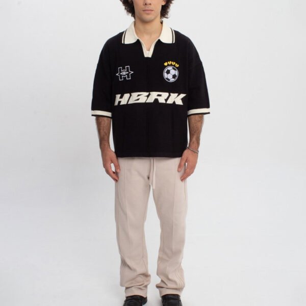 Custom Knit Football Polo Shirt with Engineered Hem VW-PS-135D - Style 135D43 - product detail view 3 Custom Knit Football Polo Shirt with Engineered Hem VW-PS-135D - Style 135D43 - product detail view 3