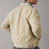 Custom Layered Plaid Collar Overshirt Coat - VW-1999 - Style 1999BA - product detail view 2