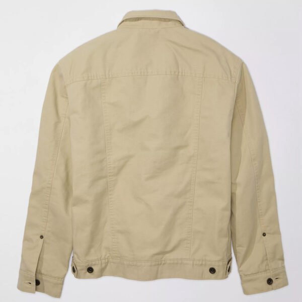 Custom Layered Plaid Collar Overshirt Coat - VW-1999 - Style 1999BA - product detail view 4