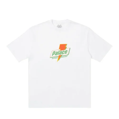 Custom White Layered Emblem Crewneck T-Shirt - Style 213F2D Custom White Layered Emblem Crewneck T-Shirt - Style 213F2D