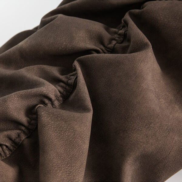 Custom Vintage-Washed Layered Hood PU Jacket MY8011 - Style 211924 - product detail view 10 Custom Vintage-Washed Layered Hood PU Jacket MY8011 - Style 211924 - product detail view 10