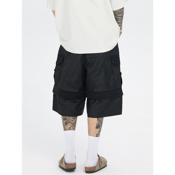 Custom Layered Panel Cargo Shorts - Style 622956 - product detail view 5 Custom Layered Panel Cargo Shorts - Style 622956 - product detail view 5