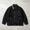 Custom Leather Collar Canvas Utility Jacket - Style 5E2A9B - product detail view 5 Custom Leather Collar Canvas Utility Jacket - Style 5E2A9B - product detail view 5