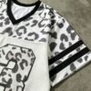 Custom Leopard Mesh Oversized T-Shirt - Style 258594 - product detail view 2 Custom Leopard Mesh Oversized T-Shirt - Style 258594 - product detail view 2