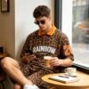 Custom Leopard Print Polo Streetwear Set - Style 24CE7E - product detail view 4
