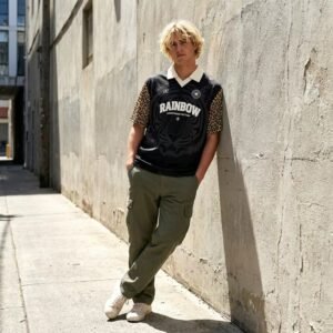 Custom Leopard Sleeve Polo Streetwear Jersey - Style A704FA