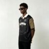 Custom Leopard Sleeve Polo Streetwear Jersey - Style A704FA - product detail view 6