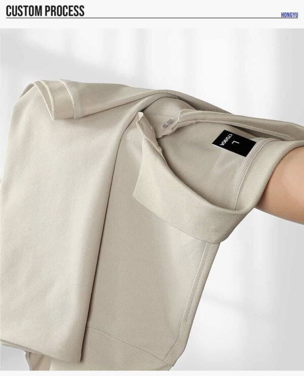 Custom Level-Hem Pique Polo Shirt S9601 - Style 3873D7 - product detail view 7 Custom Level-Hem Pique Polo Shirt S9601 - Style 3873D7 - product detail view 7