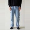 Custom Light Blue Multi-Pocket Utility Pants - Style CFD3E3 - product detail view 3