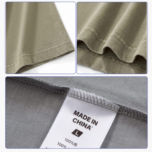 Custom Light-Wash Boxy T-Shirt - DX8805 - Style 127BE8 - product detail view 9
