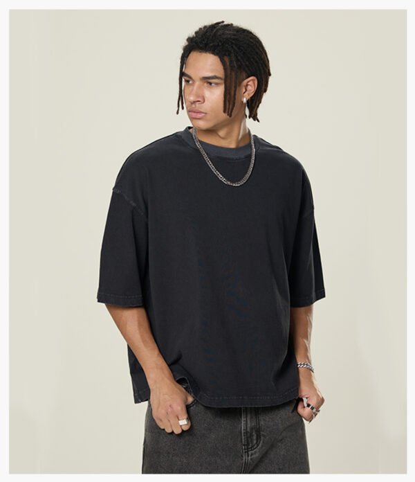 Custom Light-Wash Boxy T-Shirt - DX8805 - Style 127BE8 - product detail view 12