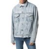 Custom Light-Wash Relaxed Denim Jacket - Style F52F47 - product detail view 5 Custom Light-Wash Relaxed Denim Jacket - Style F52F47 - product detail view 5