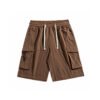 Custom Lightweight Elastic-Waist Cargo Shorts - Style 0CA73F - product detail view 5