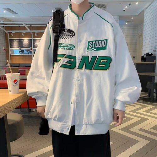 Custom Lightweight Piped Varsity Bomber Jacket - Style 0AD99B Custom Lightweight Piped Varsity Bomber Jacket - Style 0AD99B
