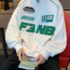 Custom Lightweight Piped Varsity Bomber Jacket - Style 0AD99B - product detail view 6