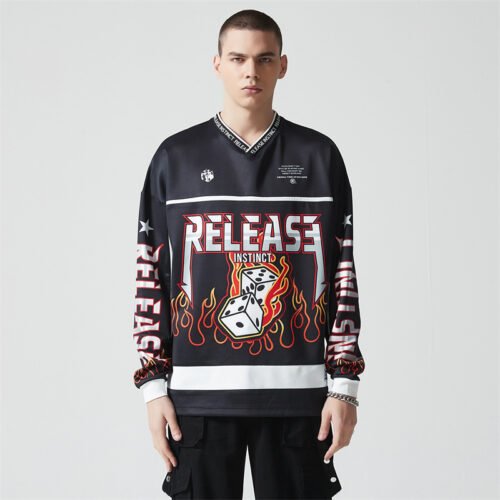 Custom Long-Sleeve Graphic Polo Jersey | - Style 7CE215 Custom Long-Sleeve Graphic Polo Jersey | - Style 7CE215
