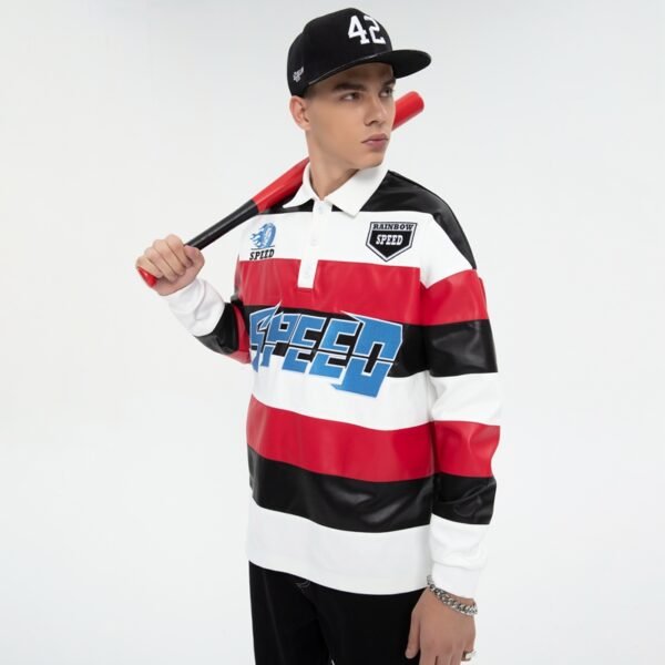 Custom Long-Sleeve Graphic Polo Jersey | - Style 7CE215 - product detail view 7 Custom Long-Sleeve Graphic Polo Jersey | - Style 7CE215 - product detail view 7