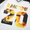 Custom Long Sleeve Contrast Mesh Jersey | VW-JR-901 - Style 9EFFBD - product detail view 3