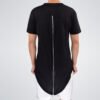 Custom Longline Zipper Detail T-Shirt - 11110c022a15c77f - Style 11110C - product detail view 2 Custom Longline Zipper Detail T-Shirt - 11110c022a15c77f - Style 11110C - product detail view 2