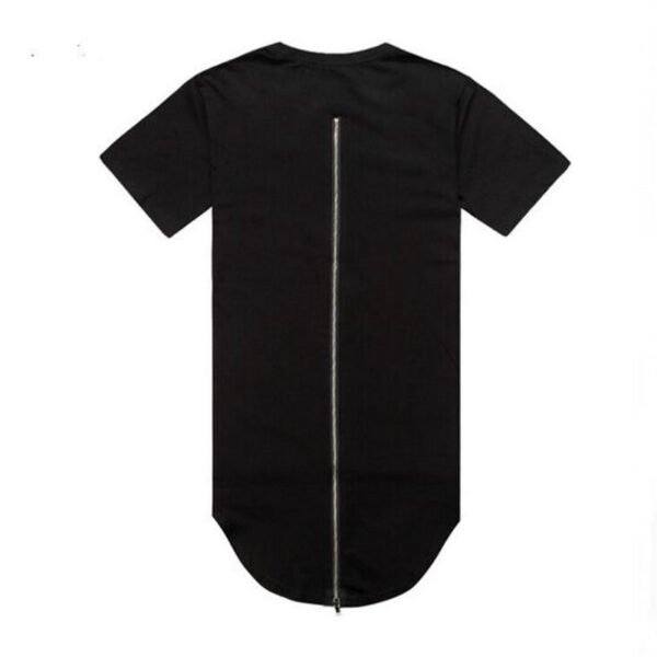 Custom Longline Zipper Detail T-Shirt - 11110c022a15c77f - Style 11110C - product detail view 5 Custom Longline Zipper Detail T-Shirt - 11110c022a15c77f - Style 11110C - product detail view 5