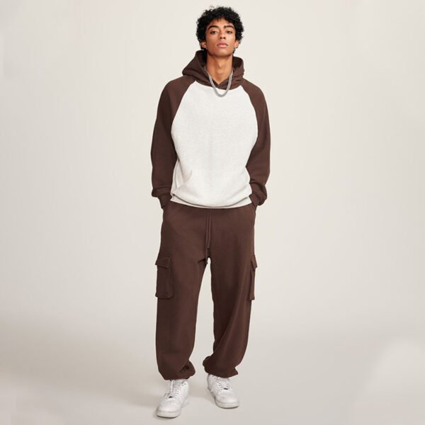 Custom Loose Drawstring Cargo Jogger Pants - Style 4F4148 - product detail view 3 Custom Loose Drawstring Cargo Jogger Pants - Style 4F4148 - product detail view 3