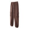 Custom Loose Drawstring Cargo Jogger Pants - Style 4F4148 - product detail view 7 Custom Loose Drawstring Cargo Jogger Pants - Style 4F4148 - product detail view 7