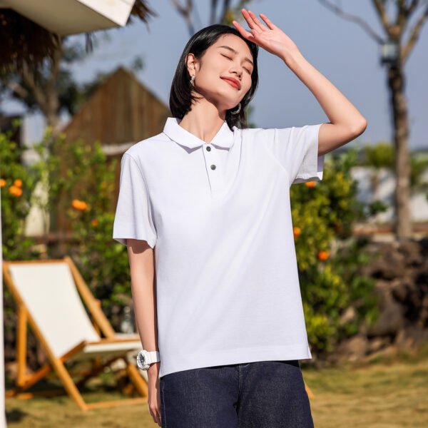 Custom Loose-Fit Unisex Polo Shirt A206 - Style 365A1A - product detail view 4 Custom Loose-Fit Unisex Polo Shirt A206 - Style 365A1A - product detail view 4