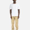 Custom Khaki Multipocket Loose Carpenter Pants - Style 5A3E71 Man wearing khaki multipocket loose carpenter pants