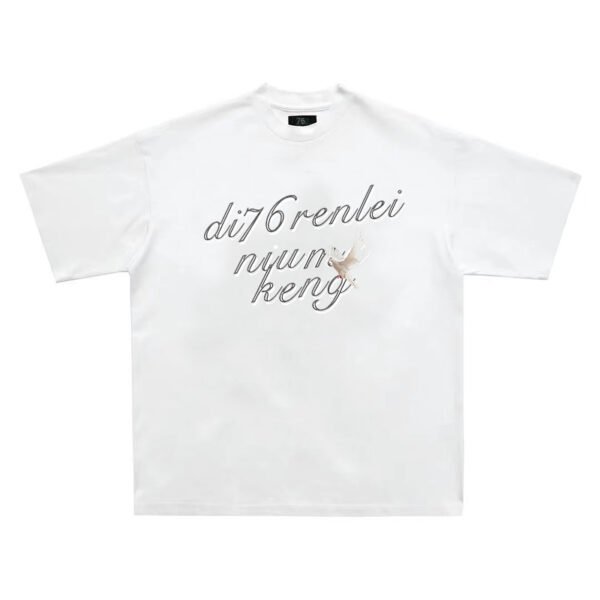 Custom Loose Parrot Graphic Streetwear T-Shirt - 432904D7323EC38F - Style 432904 - product detail view 3 Custom Loose Parrot Graphic Streetwear T-Shirt - 432904D7323EC38F - Style 432904 - product detail view 3