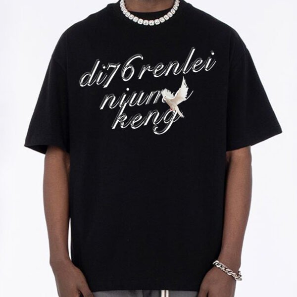 Custom Loose Parrot Graphic Streetwear T-Shirt - 432904D7323EC38F - Style 432904 - product detail view 6 Custom Loose Parrot Graphic Streetwear T-Shirt - 432904D7323EC38F - Style 432904 - product detail view 6