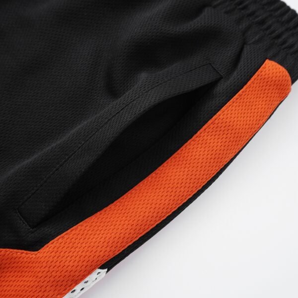 Custom Mesh Basketball Shorts with Reinforced Pockets - Style C01E5B - product detail view 4 Custom Mesh Basketball Shorts with Reinforced Pockets - Style C01E5B - product detail view 4