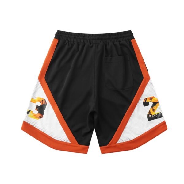 Custom Mesh Basketball Shorts with Reinforced Pockets - Style C01E5B - product detail view 8 Custom Mesh Basketball Shorts with Reinforced Pockets - Style C01E5B - product detail view 8