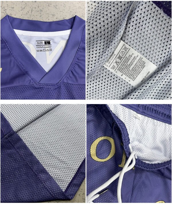 Custom Mesh Football Jersey and Shorts Set | - Style 3AACFC - product detail view 7 Custom Mesh Football Jersey and Shorts Set | - Style 3AACFC - product detail view 7