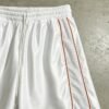 Custom Piped Mesh Panel Capri Basketball Pants | - Style 4E8E5D - product detail view 7 Custom Piped Mesh Panel Capri Basketball Pants | - Style 4E8E5D - product detail view 7