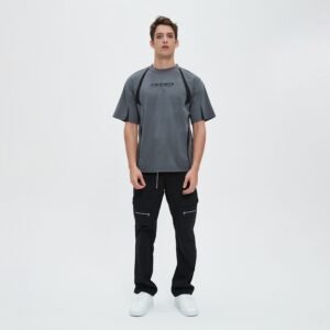 Custom Mesh-Panel Oversized T-Shirt | - Style C7A559