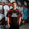 Custom Mesh Panel Sport Jersey Tee - Style C6981D - product detail view 7 Custom Mesh Panel Sport Jersey Tee - Style C6981D - product detail view 7