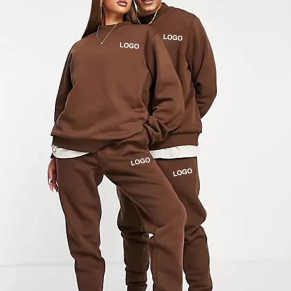 Custom Minimal Pullover Hoodie and Jogger Set - Style 7D00D5 - product detail view 3 Custom Minimal Pullover Hoodie and Jogger Set - Style 7D00D5 - product detail view 3
