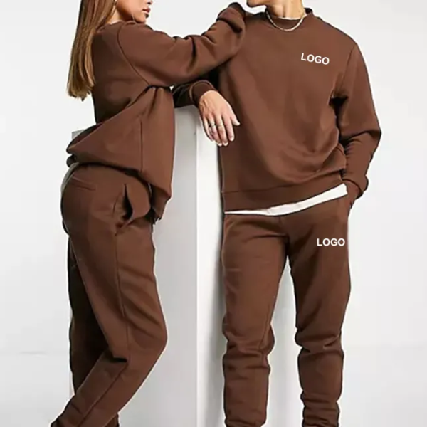 Custom Minimal Pullover Hoodie and Jogger Set - Style 7D00D5 - product detail view 4 Custom Minimal Pullover Hoodie and Jogger Set - Style 7D00D5 - product detail view 4