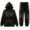 Custom Mint Fleece Hoodie and Jogger Set - Style 62C306 - product detail view 3 Custom Mint Fleece Hoodie and Jogger Set - Style 62C306 - product detail view 3